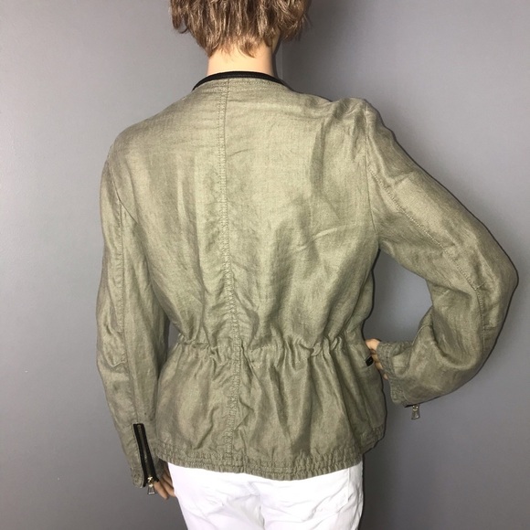 Zara Trafaluc Faux Leather Jacket | Zip-Up Blazer Style | Size Not Listed - Picture 6 of 8